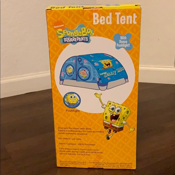 spongebob bed tent